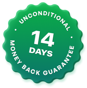 14-day money back guarantee